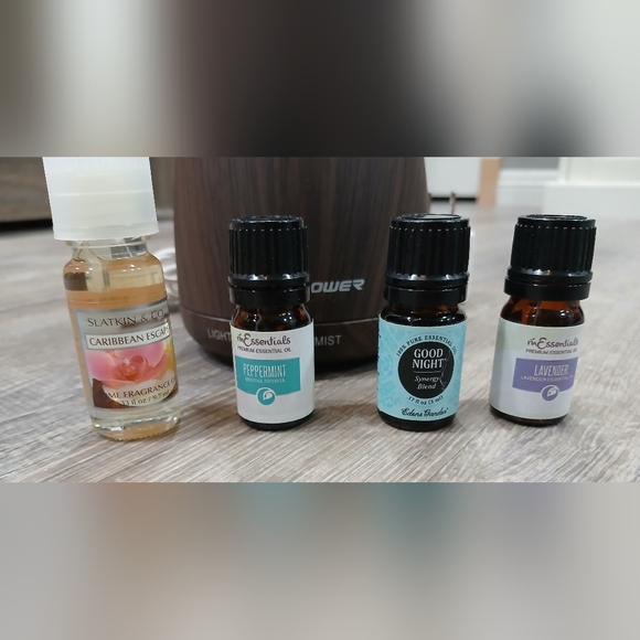 URPOWER Dark Wood Grain Essential Oil Diffuser - Picture 6 of 6